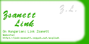 zsanett link business card